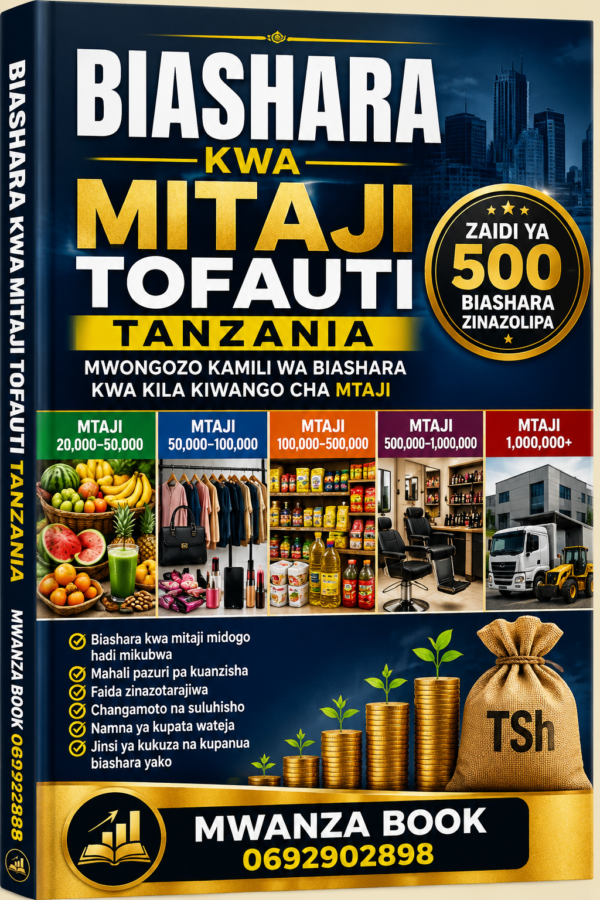 MUONGOZO WA BIASHARA NZURI YA KUANZISHA TANZANIA KULINGANA NA MTAJI WAKO