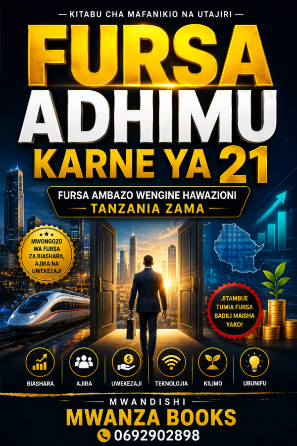 Fursa Adhimu Karne ya 21 Fursa Ambazo Wengine Hawazioni Tanzania zama hizi